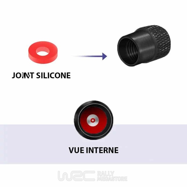 BOUCHON DE VALVE DE PNEU POUR VOITURE FORD ST LINE
